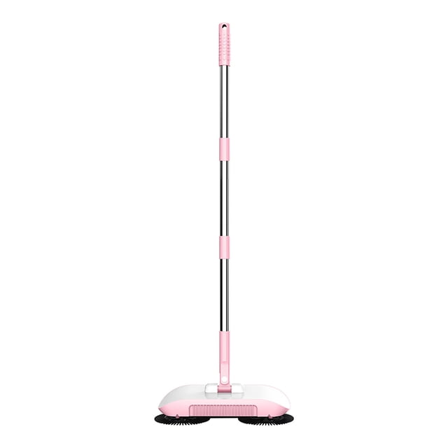 Hand Push Sweeper Upgraded Three-In-One Dry Sweep Wet Mop for Hard Floors Household Manual Cleaner