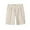 Khaki, variant on LiuXxxx Men's Casual Shorts Summer Comfortable Stretch Breathable Lightweight Flat Front Elastic Waistband Loose Fit Outdoor Gym Workout Running Walking Grey 30