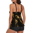 thumbnail image 4 of Coduop Tankini for Women Floral Print Tankini Tops High Waist Shorts Bathing Suits, 4 of 7