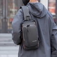 thumbnail image 4 of Bolsa de pecho antirrobo multifunción para hombre, de fitness informal con puerto de carga USB Ndcxsfigh Para Estrenar, 4 of 7