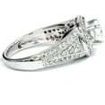 thumbnail image 2 of Pompeii 1 1/2ct Diamond Halo Engagement Ring 14K White Gold Vintage Milgrain (G/H,I1-I2), 2 of 2