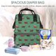 thumbnail image 5 of Easygdp Christmas Dachshund para Bolsa de Bebé de Gran Capacidad con Múltiples Bolsillos, Bolsa de Pañales para Padres, Bolsa de Viaje Organizada y Elegante, 5 of 6