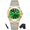 Gold Green, variant on Luxury Creative Square Dial Luminous Double Calendar Display Waterproof Casual Business Men's Quartz Watch
