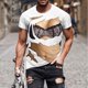 thumbnail image 2 of Playeras Para Hombre Algodon, Camiseta De Primavera Y Verano Para Hombre Con Músculos Abdominales, Estampado Digital 3D, Cuello Redondo Y Manga Corta., 2 of 4