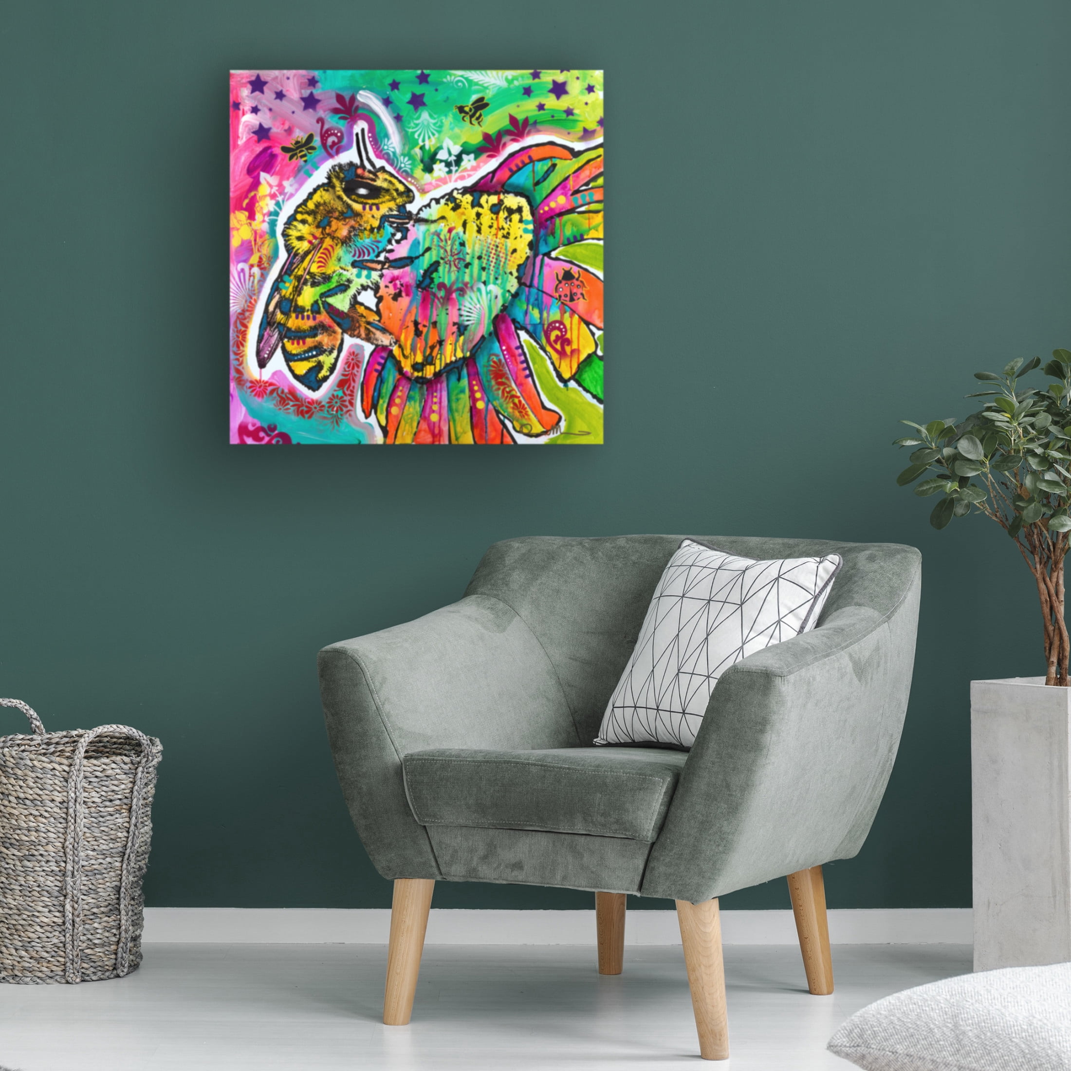 Canvas Wall Art - Dean Russo 'No Apollengies' Wall Art for Living Room, Bedroom, or Office Décor by Trademark Fine Art - 24 x 24 Inches