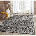 thumbnail image 4 of Safavieh Vintage 4' X 5'7" Power Loomed Rug in Black and Light Gray, 4 of 6