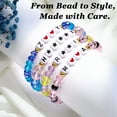 thumbnail image 2 of AICase For KPop Merch Bracelet Set 4pcs Stuff Fans Cosplay Merchandise Gifts Outfit Costume Accessories Christmas Stocking Stuffers Party Favors Friendship Jewelry Halloween Birthday, 2 of 8
