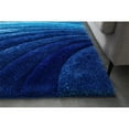 thumbnail image 6 of 24"x36" Soft Pile Hand Tufted Shag Area Rug, "3D Shaggy" Living Room Carpet, Persian Area Rugs for Modern Home Décor, Soft Luxury Rug, Blue, 6 of 6