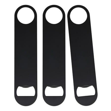 

3 Pieces of Stainless Steel Flat Bottom Opener Beer Opener