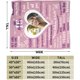 thumbnail image 5 of LHSHID Dinosaurs and The Woods Blanket Flannel Soft and Comfortable Anti static Bed Sofa Blanket 30x40in, 5 of 6