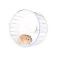 thumbnail image 1 of One-piece Hamster Running Wheel - Crystal Clear - 14 Dual Axle, 1 of 6