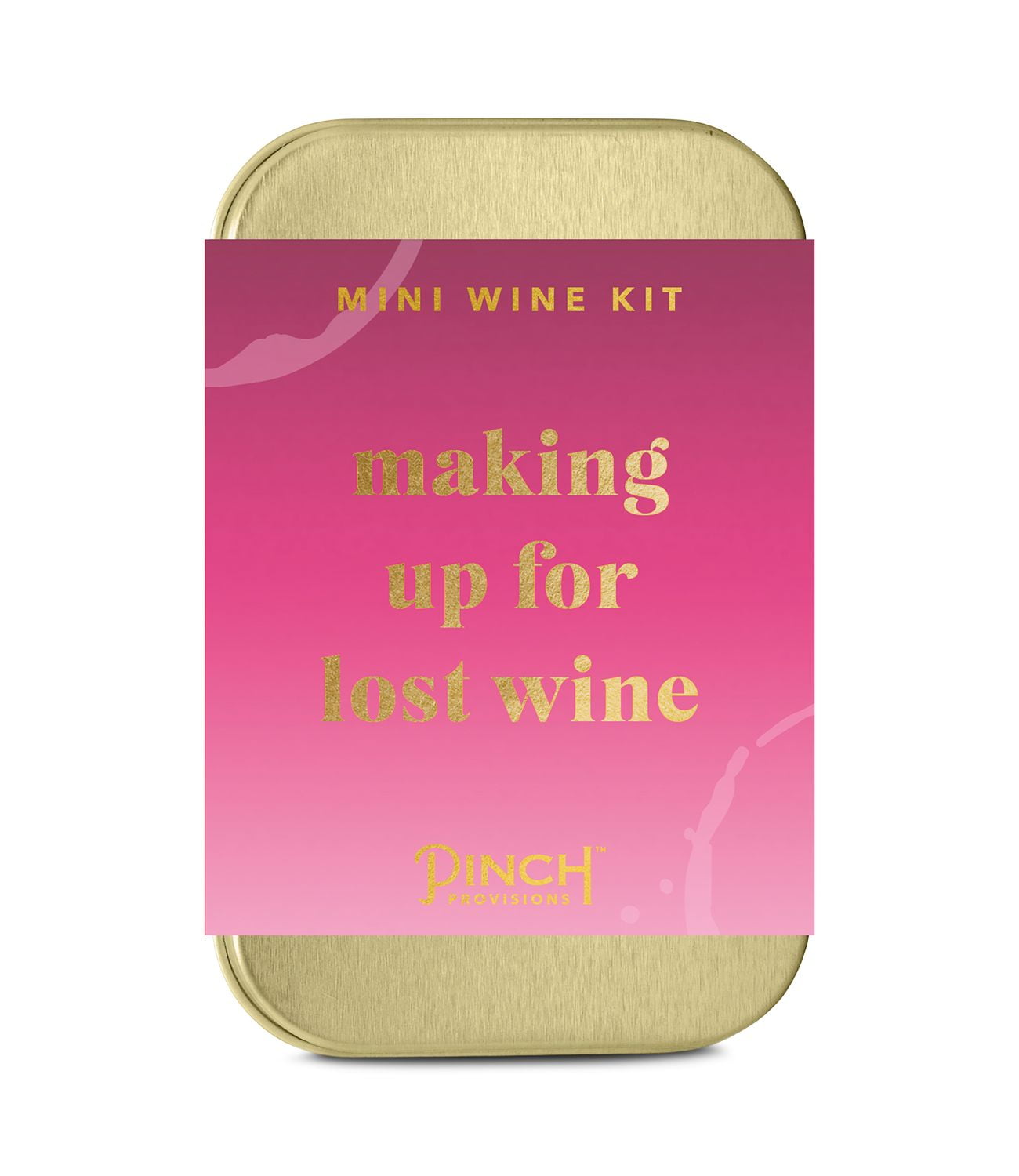 Pinch Provisions Mini Wine Night Kit, Includes 5 Must-Have Emergency  Essential Items for Weekend Plans, Funny Portable Box Kit, Ideal Gift for  Bachelorette and Birthday Parties, Pink, 4 x  