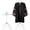 Grey, variant on Cap and Gown Display Stand, 32-63 inch Adjustable Shirt Display Stand, Foldable Clothing Display Stand, Dress Display Stand Mannequin Torso for Retail Vendors, Black