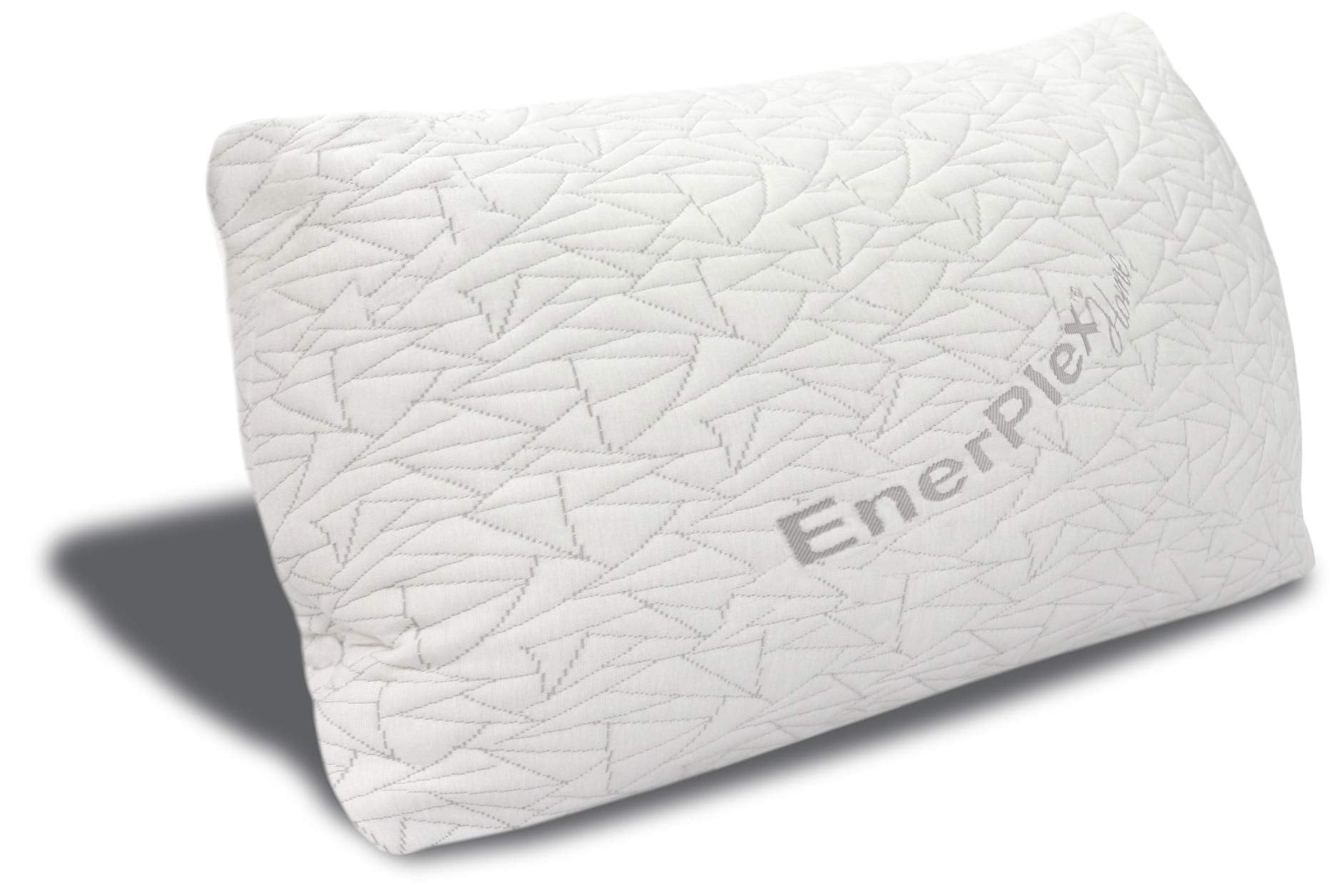 EnerPlex Never-Flat 2-Pack Luxury King Size Pillow Adjustable Shredded Memory... 