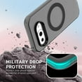 thumbnail image 3 of KOMI Magnetic Case Compatible for Google Pixel 9A Case Wireless Charging,[Compatible with MagSafe] Translucent Matte PC Thin Cover for Google Pixel 9A Phone Cases Clear 2025 Black, 3 of 5