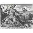 thumbnail image 2 of Cornelis Cort 18x15 Black Ornate Wood Framed Double Matted Museum Art Print Titled - Emi (1561), 2 of 5
