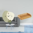 thumbnail image 2 of Reloj de pared Reloj de pared silencioso Cesta de almacenamiento de cocina tejida Cesta de almacenamiento hecha a mano Cesta de pan redonda Bandeja de, 2 of 8