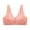Watermelon Red, variant on Utoimkio Bras for Women Women's Bra Soild Wirefree Underwear One-Piece Bra Everyday Front Buckle Underwear