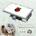 thumbnail image 3 of Módulo de visualización compatible con HDMI de pantalla táctil LCD de 5 pulgadas para Raspberry Pi 4B/3B+ Universal  Accesorios Electrónicos, 3 of 9
