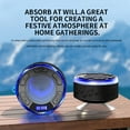 thumbnail image 4 of Bluetooth Shower Speaker, Portable Bluetooth 5.3 Speakers Wireless with Time Display, IP7 Waterproof Speakers with RGB Light, Suction Cup, Mini Stereo Speaker for Bathroom Party Travel Beach Outdoor, 4 of 9