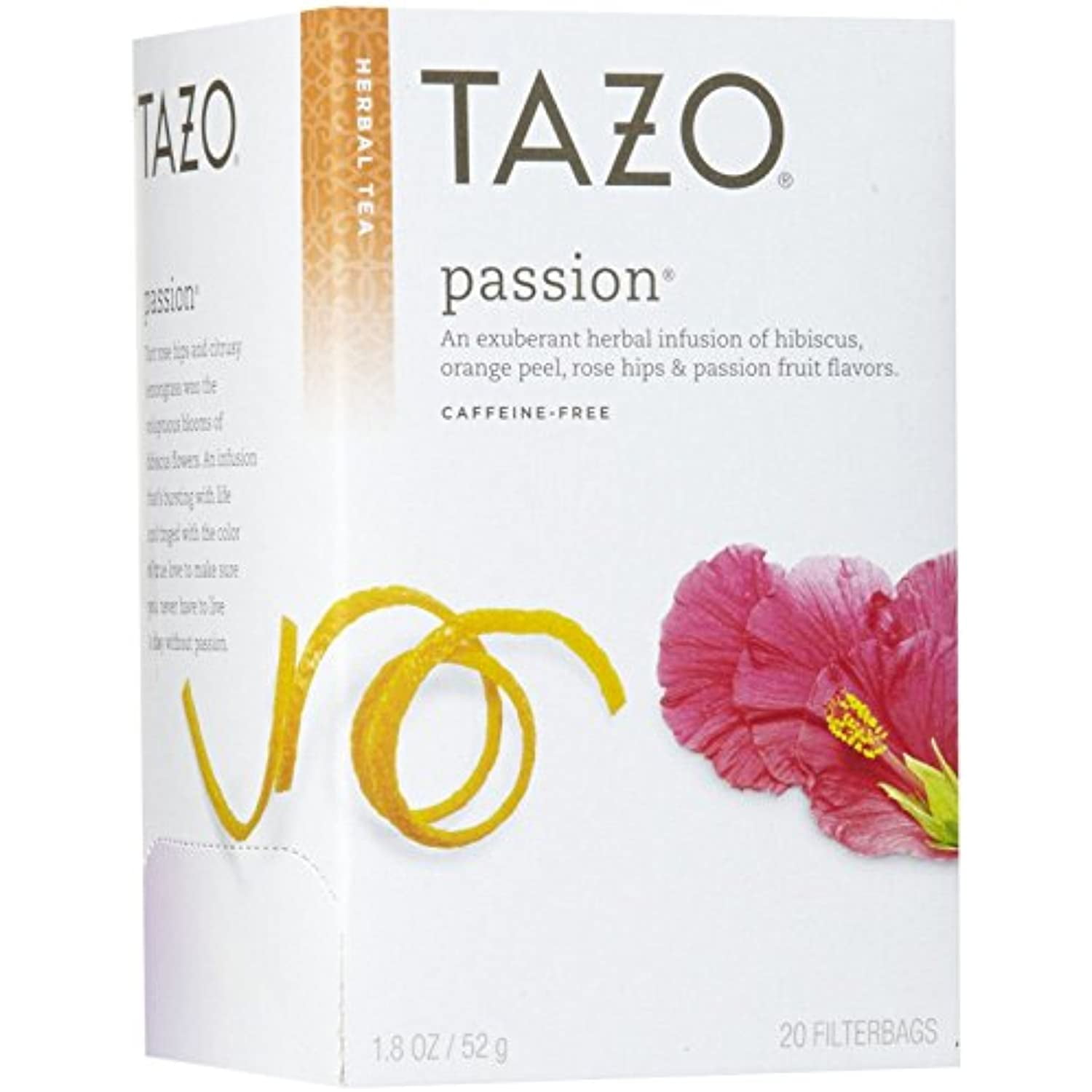 tazo passion herbal tea, 20 ct - walmart