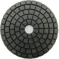 thumbnail image 4 of 4" Diamond Polishing Pad Buffer 49+ aluminum backing backer stone concrete granite marble tile floor, 4 of 7
