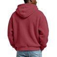 thumbnail image 4 of Zip Up Hoodie Men Polar Fleece Hooded Sweatshirt Mens Drawstring Long Sleeve Fall Fashion Streetwear, 4 of 7
