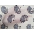 thumbnail image 4 of oneOone Cotton Poplin Fabric Paisley Block Printed Craft Fabric BTY 56 Inch Wide, 4 of 4