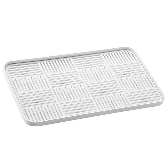 GROWTH TANK Detachable Drainer Shelf Cups Organizing Basket White Size L