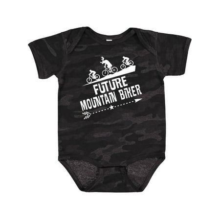 

Inktastic Future Mountain Biker Biking Gift Baby Boy or Baby Girl Bodysuit