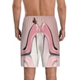 thumbnail image 3 of Bixox Men's High Heel Shoes Butterfly printed lightweight casual shorts, soft sleep shorts with pockets., 3 of 7