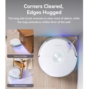 Restored Narwal Flow Robot Vacuum and Mop Combo, 22000 Pa Suction, FlowWash Self-Cleaning Track Mop, Self-Emptying with Dual-Camera AI Obstacle Avoidance,White