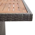 thumbnail image 5 of vidaXL 9 Piece Outdoor Dining Set with Cushions Poly Rattan Grey, 5 of 5