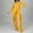 Yellow, variant on Womens Fashion Casual Long Sleeve V Neck Irregular Two Piece Set Work Suit Women Interview Outfits Women Suits Dressy Pant Suits Two Piece Leather Suit Lady Pant Suits Womens High Waist Ruffle Overlay