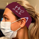 thumbnail image 5 of Diademas para mujer con botones para mascarilla facial, diadema protectora de oídos para enfermeras, bandas elásticas antideslizantes para el cabello, entrenamiento, 5 of 5