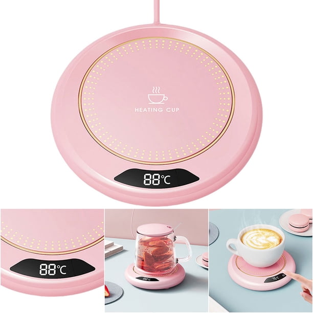 Calentador Tazas Eléctrico USB Con 3 Ajustes Temperatura para Té Y Leche Calientes