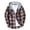 College Plaid, variant on Coshow Men's Long Sleeve Plaid Hooded Jacket Casual Flannel Shirt Button Down Shirts