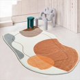 thumbnail image 1 of Area Rug, Irregular Shape Rug, Rugs for Living Room, Non Slip Rugs for Bedroom, for Living Room Guest Room Study Room Washable Rugs, 1 of 7