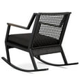 thumbnail image 5 of Real Flame Calvin Aluminum Patio Rocker in Black (Set of 2), 5 of 8