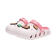 thumbnail image 7 of Lusa Soft Indoor Outdoor Slippers for Toddler Girls Boys Summer Lightweight Beach Sandals with Cute Space Pattern and Holes Designs Flexible Sole for Kids White 9-10 Years, 7 of 7