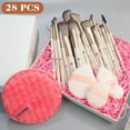 thumbnail image 2 of HEYMKGO Makeup Brushes with Bag 22Pcs Makeup Brush Set Kabuki Foundation Blending Brush Face Powder Blush Concealer Eyeshadows with Case, 2 of 7