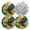 Black3116, variant on 4 PCS Pot Holders for Kitchen,Potholders Sets with Hook for Oven,Cooking,Baking,Color - Rich Geometric Design With Symmetry