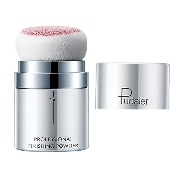 Base en polvo profesional para maquillaje de acabado polvo suelto para 10G Rosa Yuyangstore Polvos fijadores sueltos