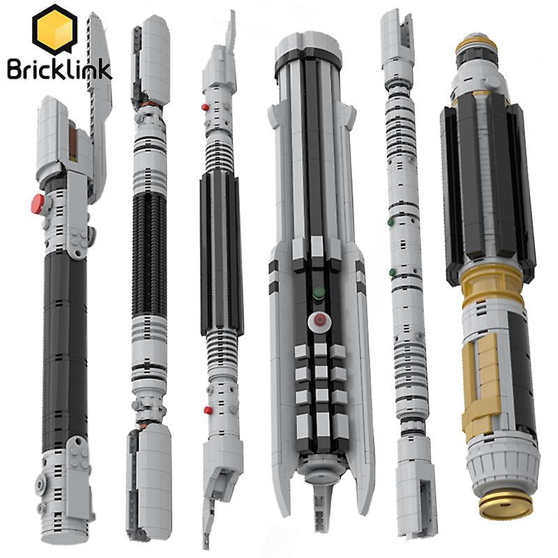 Bricklink Lasersword Model Space Wars Movie Figures Lightsaber Hilt Sets Building Blocks Toys For teenager Gift Blocks Vinsniv