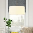 thumbnail image 5 of Traditional Metal Pendant with Fabric Shade, 5 of 12