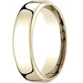 thumbnail image 1 of Womens 14K Yellow Gold, 6.5mm London Couture Comfort-Fit Wedding Band (sz 8.5), 1 of 3