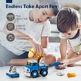 thumbnail image 3 of Take Apart Robot Toy Vehicle Set 5 en 1 Juguetes de construcción para niños de 5 años Jugu hahaland hahaland, 3 of 8
