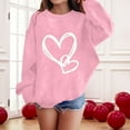 thumbnail image 5 of Sweatshirt for Women Perfect For Daily Wear or Loungewear! The Best Choice for Valentine's DayM Pink Valentine's Day Sweatshirt, 5 of 6
