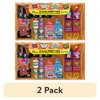 (2 pack) Halloween Ring Pops, Juicy Drop, Baby Bottle, Push, Assorted Flavor Lollipops, Variety Pack, 12.4 oz, 18 Count Box