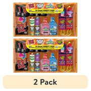 (2 pack) Halloween Ring Pops, Juicy Drop, Baby Bottle, Push, Assorted Flavor Lollipops, Variety Pack, 12.4 oz, 18 Count Box
